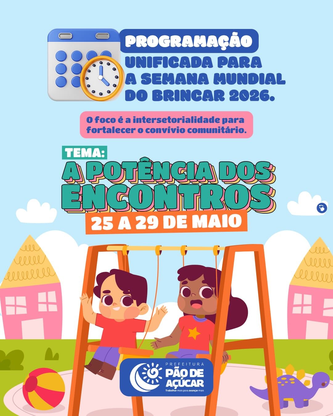 Comitê Intersetorial da Primeira Infância promove a Semana do Brincar